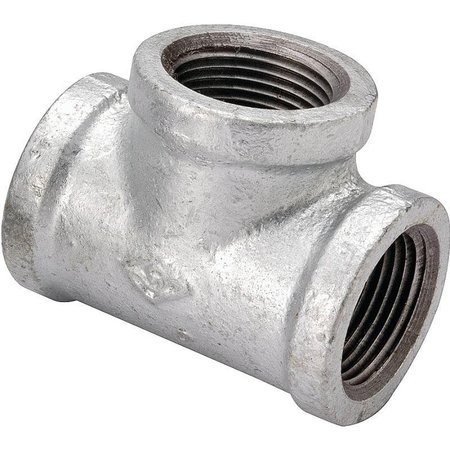 PROSOURCE Exclusively Orgill Pipe Tee, 1 in, FIPT, Malleable Steel, SCH 40 Schedule, 300 psi Pressure 11A-1G